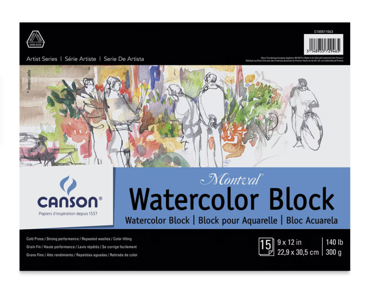 Canson Montval Watercolor Pads & Blocks