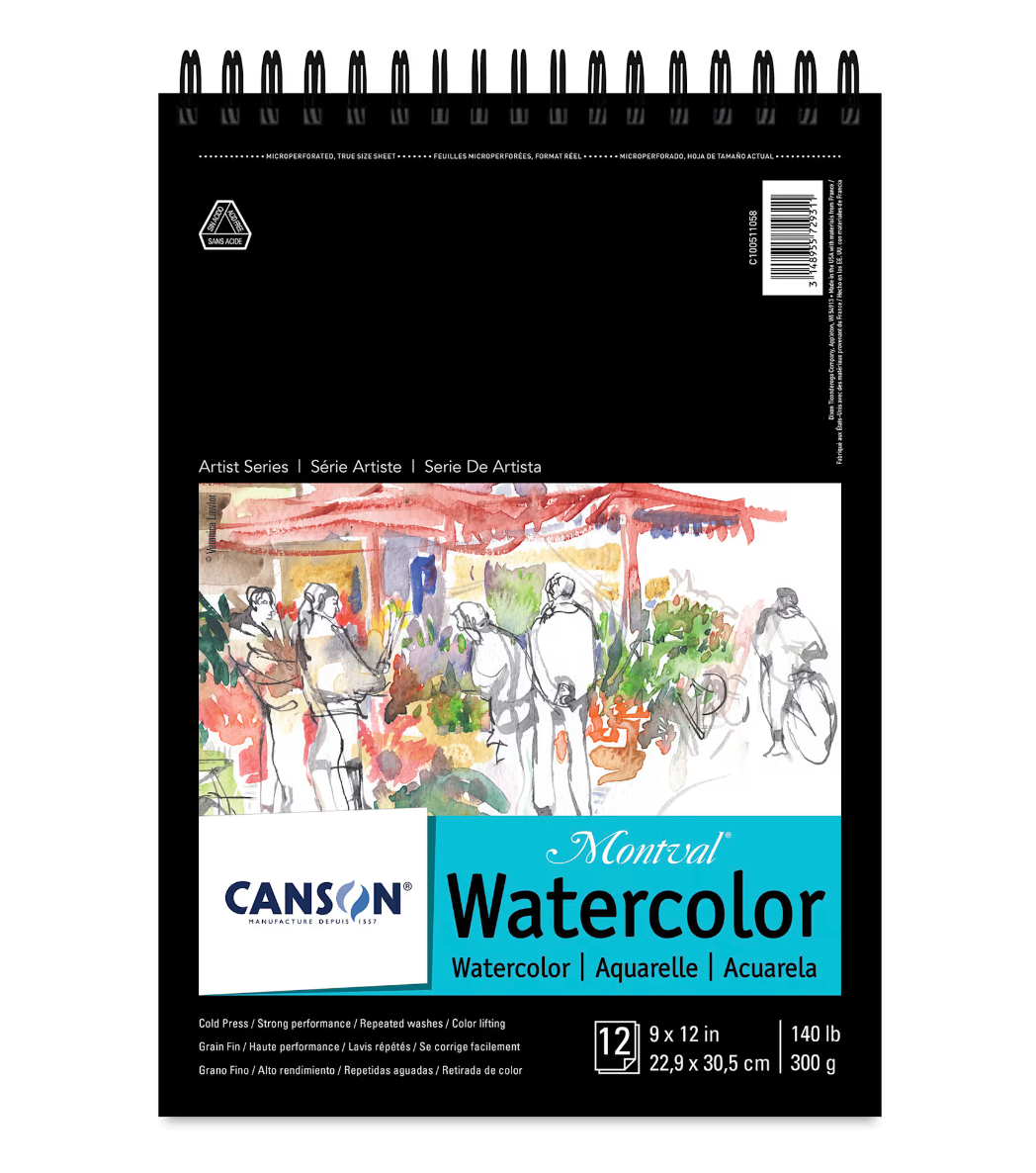 Canson Montval Watercolor Pads & Blocks