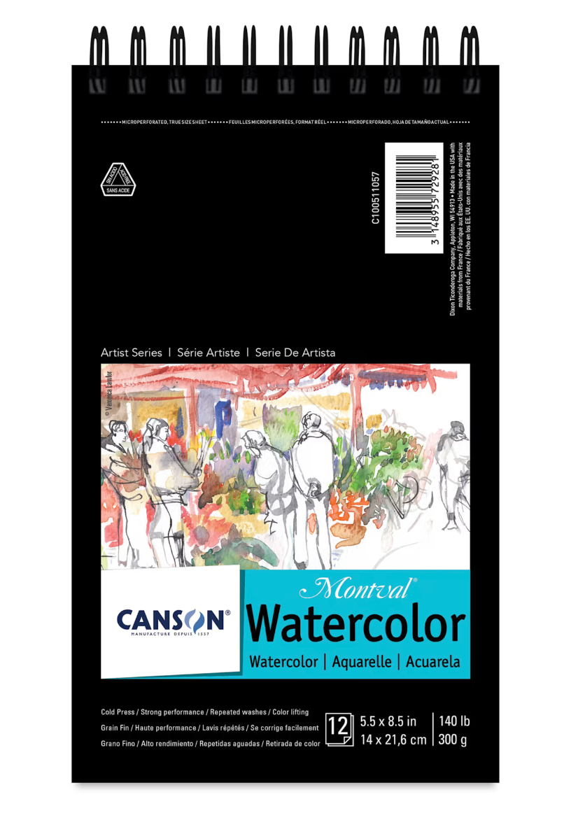 Canson Montval Watercolor Pads & Blocks