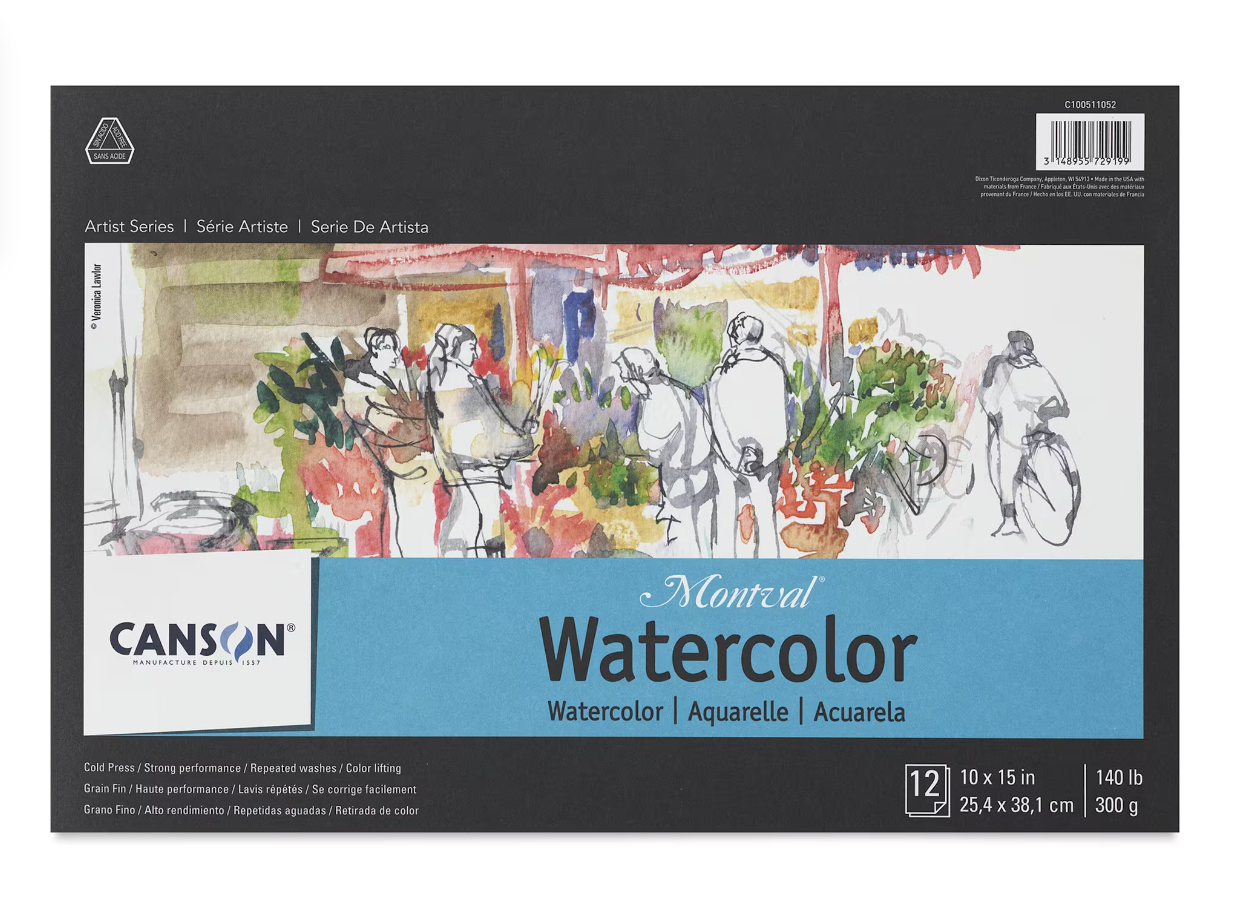 Canson Montval Watercolor Pads & Blocks