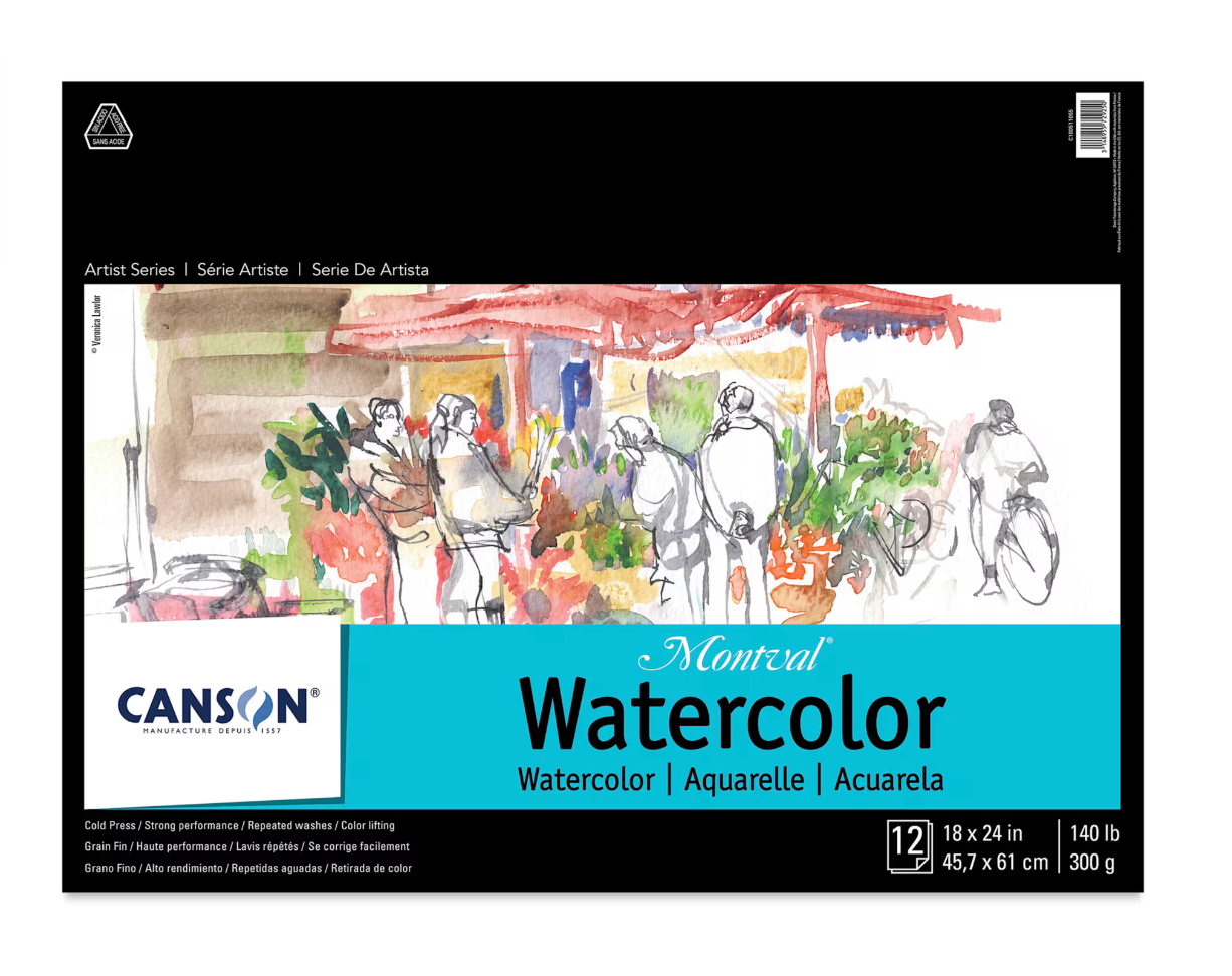 Canson Montval Watercolor Pads & Blocks