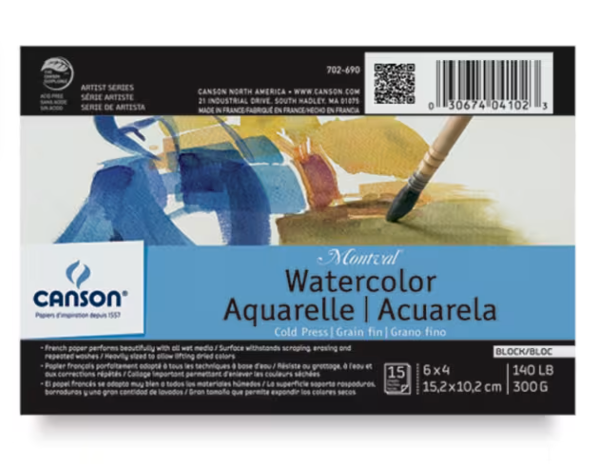 Canson Montval Watercolor Pads & Blocks