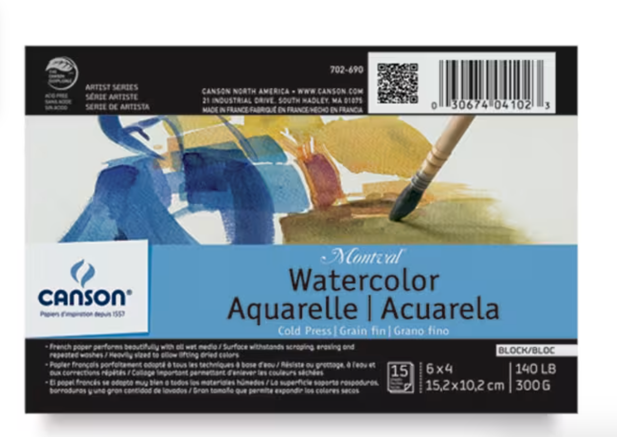 Canson Montval Watercolor Pads & Blocks