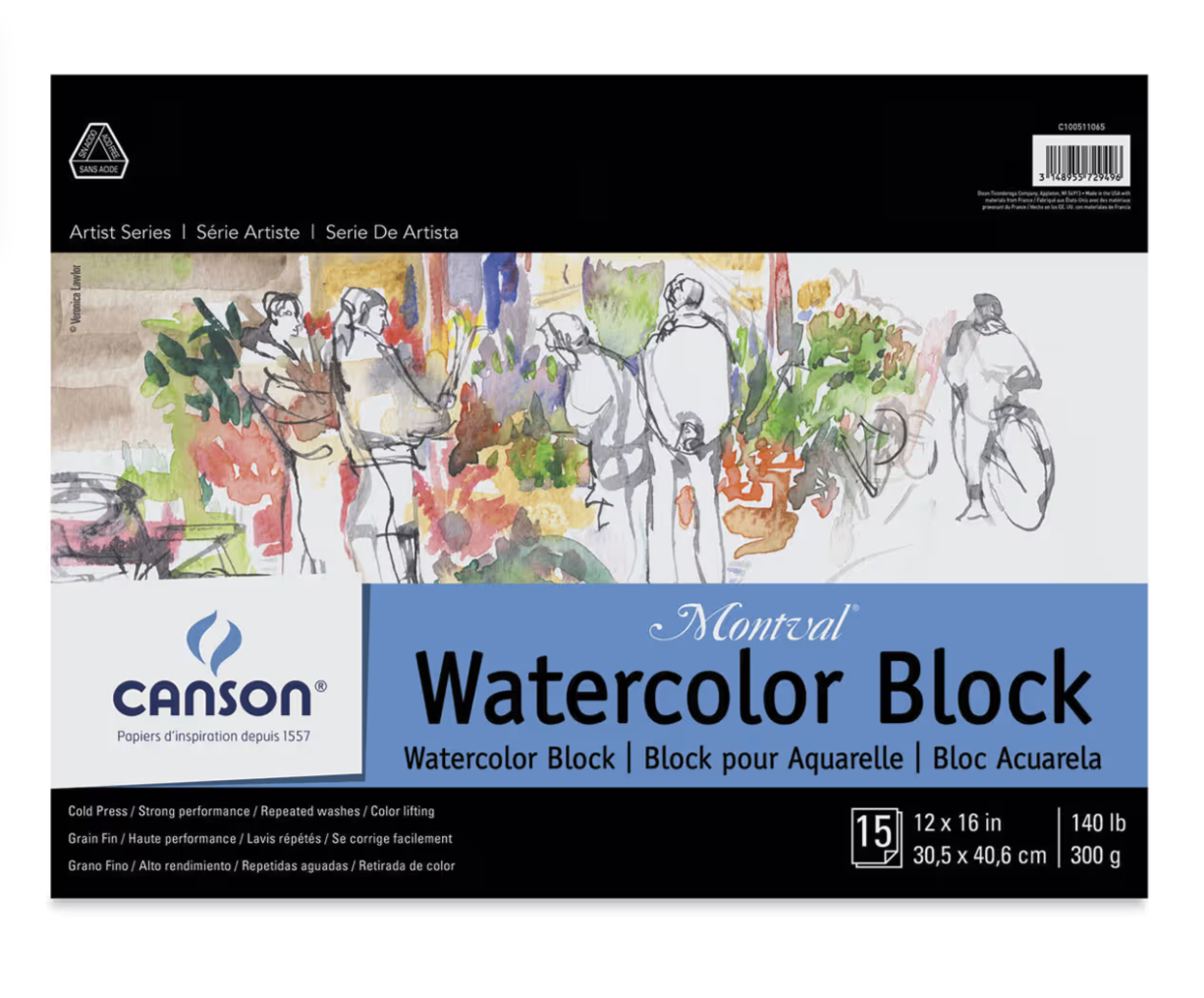 Canson Montval Watercolor Pads & Blocks