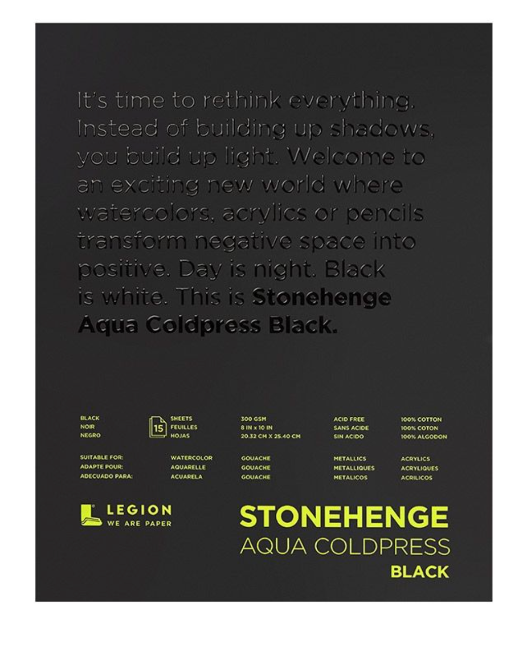 Stonehenge Aqua Coldpress Black Pads