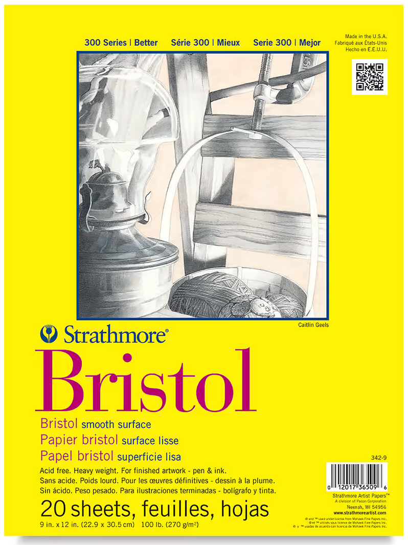 Strathmore 300 Series Bristol Pad - Smooth