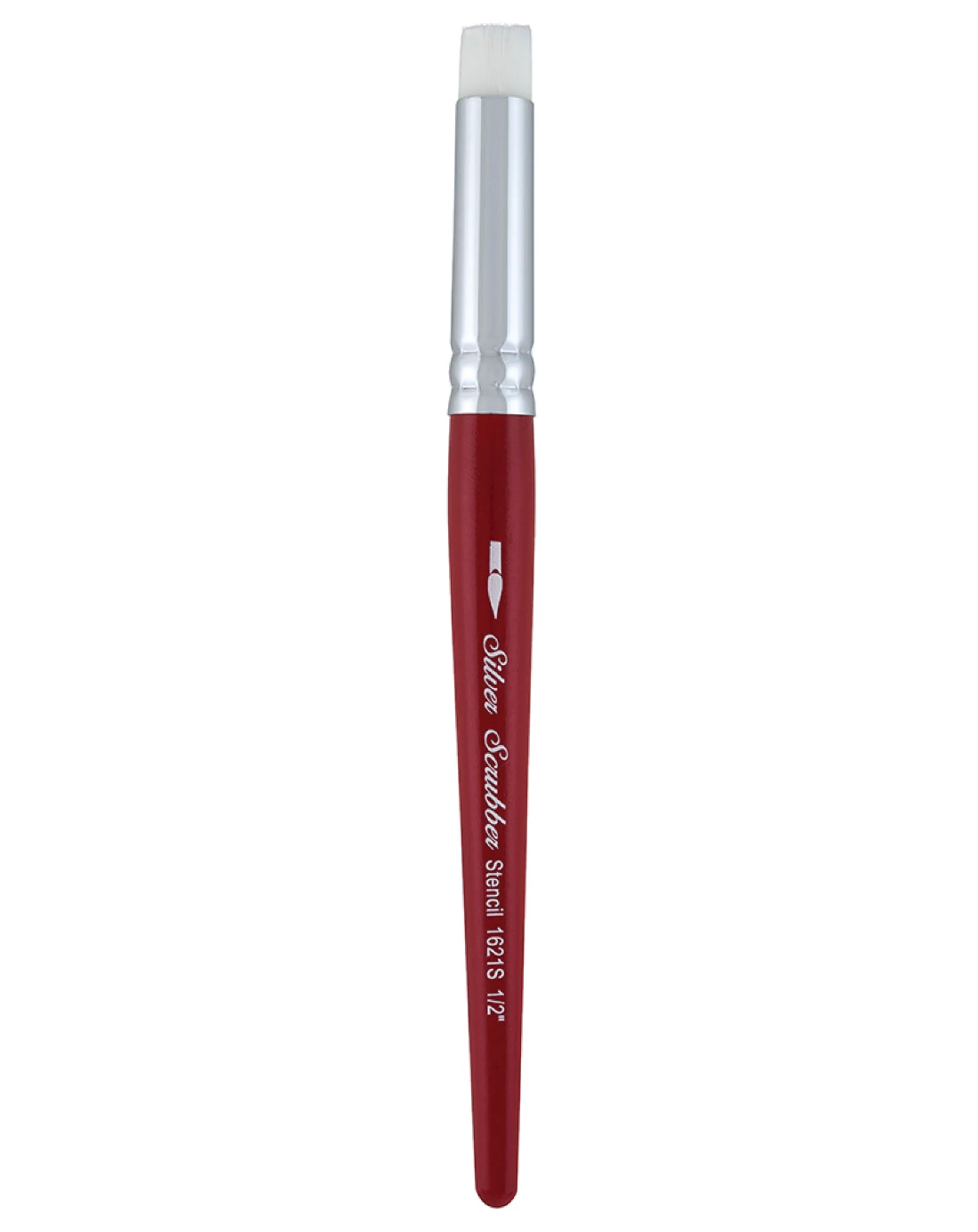 Silver Brush - Silver Scrubber Stencil - Short Handle 16215S