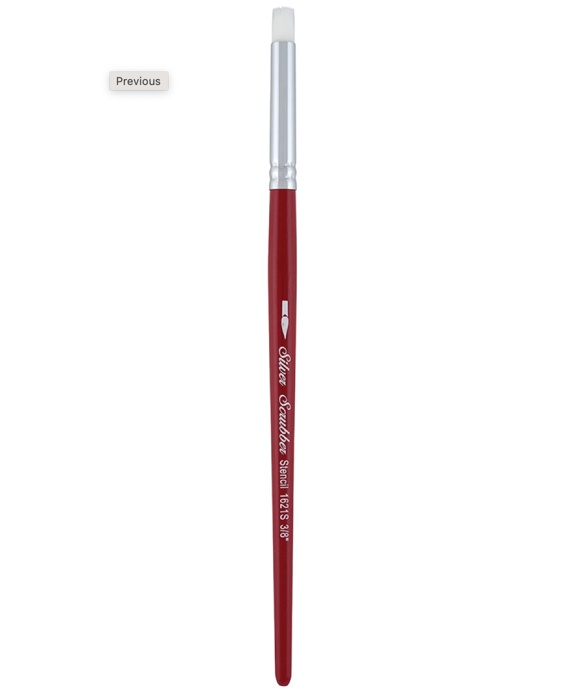 Silver Brush - Silver Scrubber Stencil - Short Handle 16215S