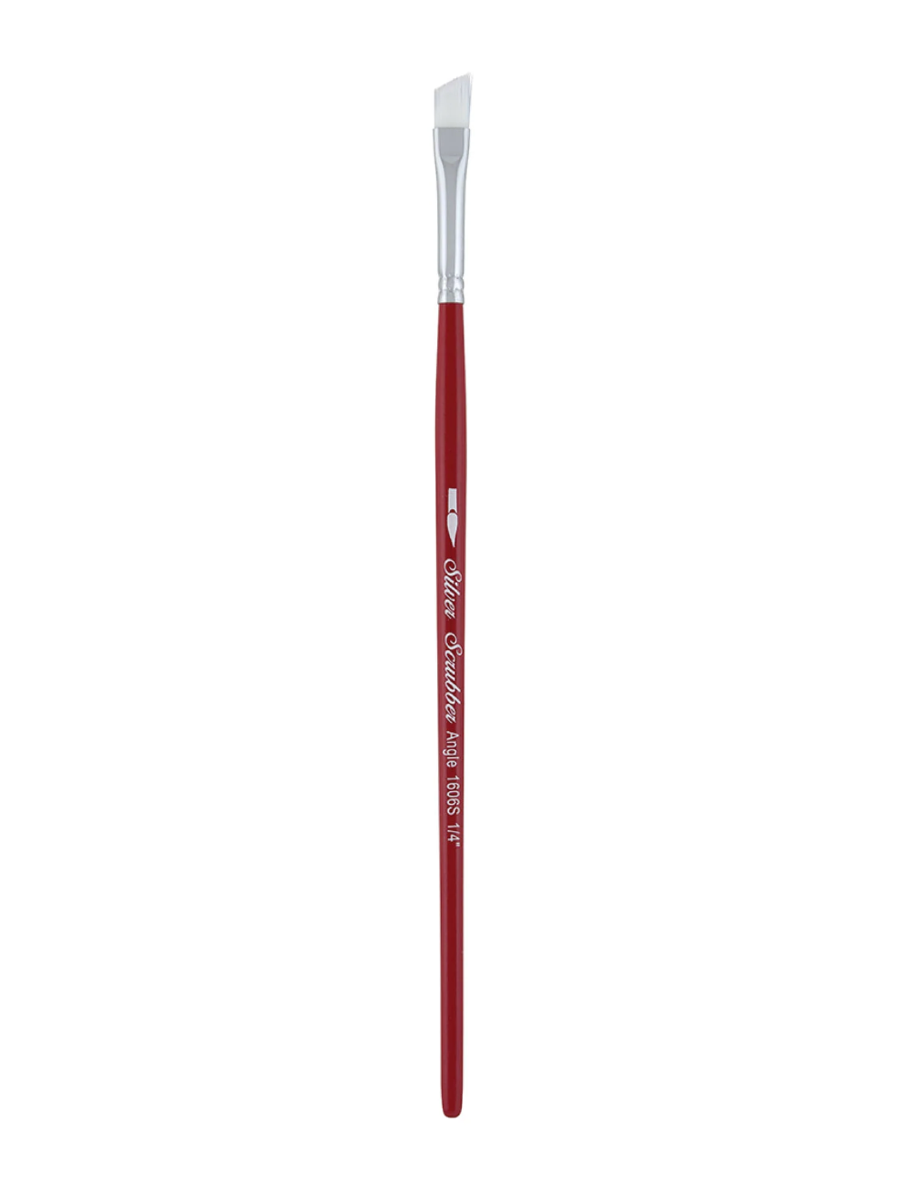 Silver Brush -Silver Scrubber Angle - Short Handle 1606S