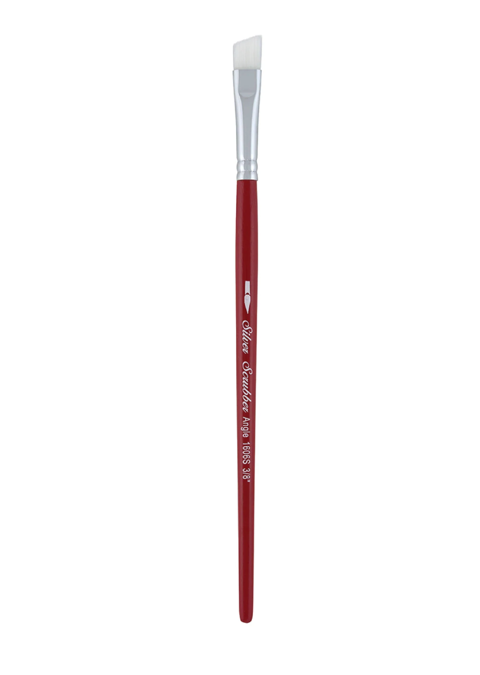 Silver Brush -Silver Scrubber Angle - Short Handle 1606S