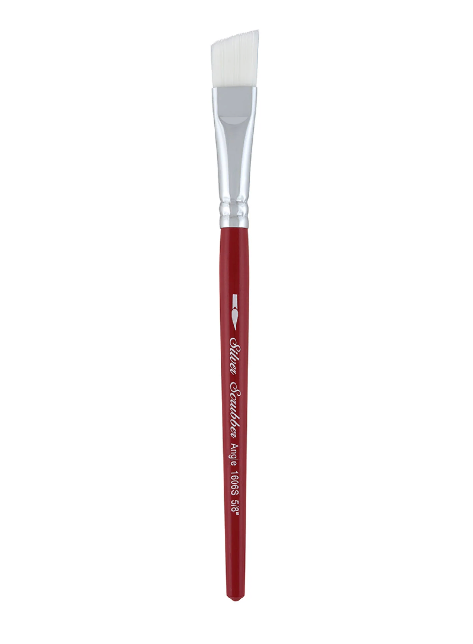 Silver Brush -Silver Scrubber Angle - Short Handle 1606S