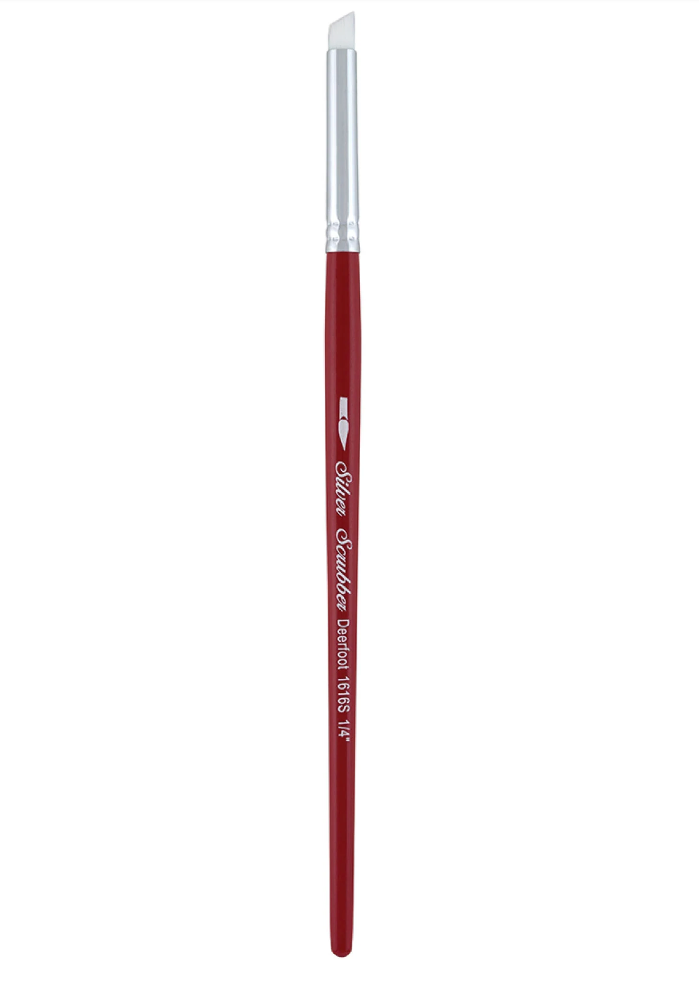 Silver Brush - Silver Scrubber Deerfoot - Short Handle 1629S