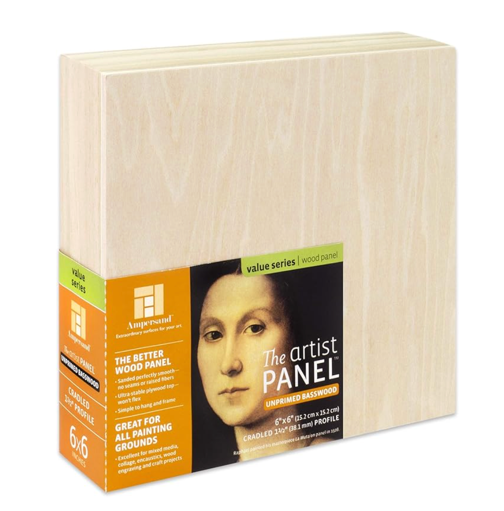Ampersand Unprimed Basswood Panels