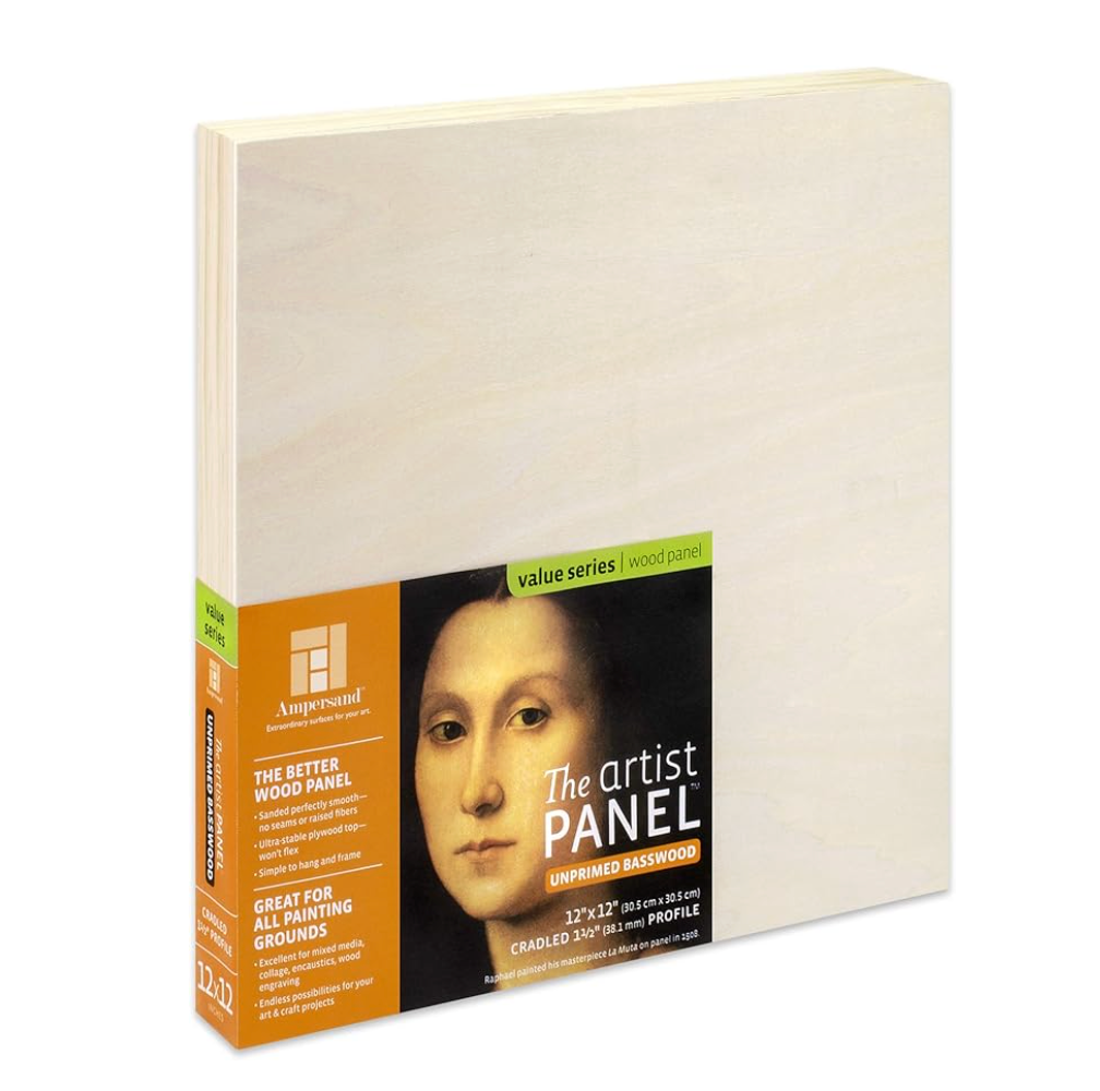 Ampersand Unprimed Basswood Panels