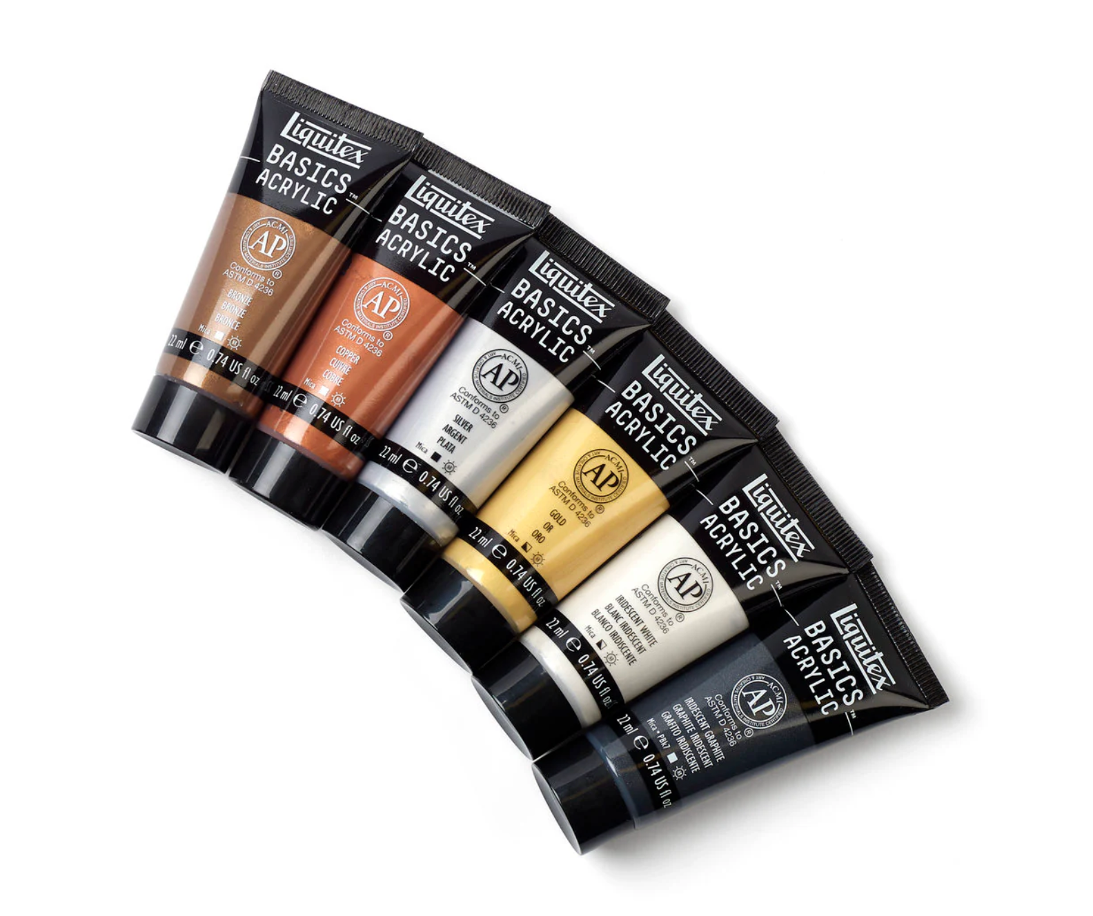 Liquitex Basics Metallic 6 Set