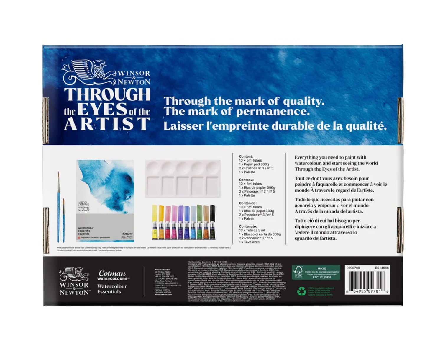 Cotman Watercolor Essentials Set 14