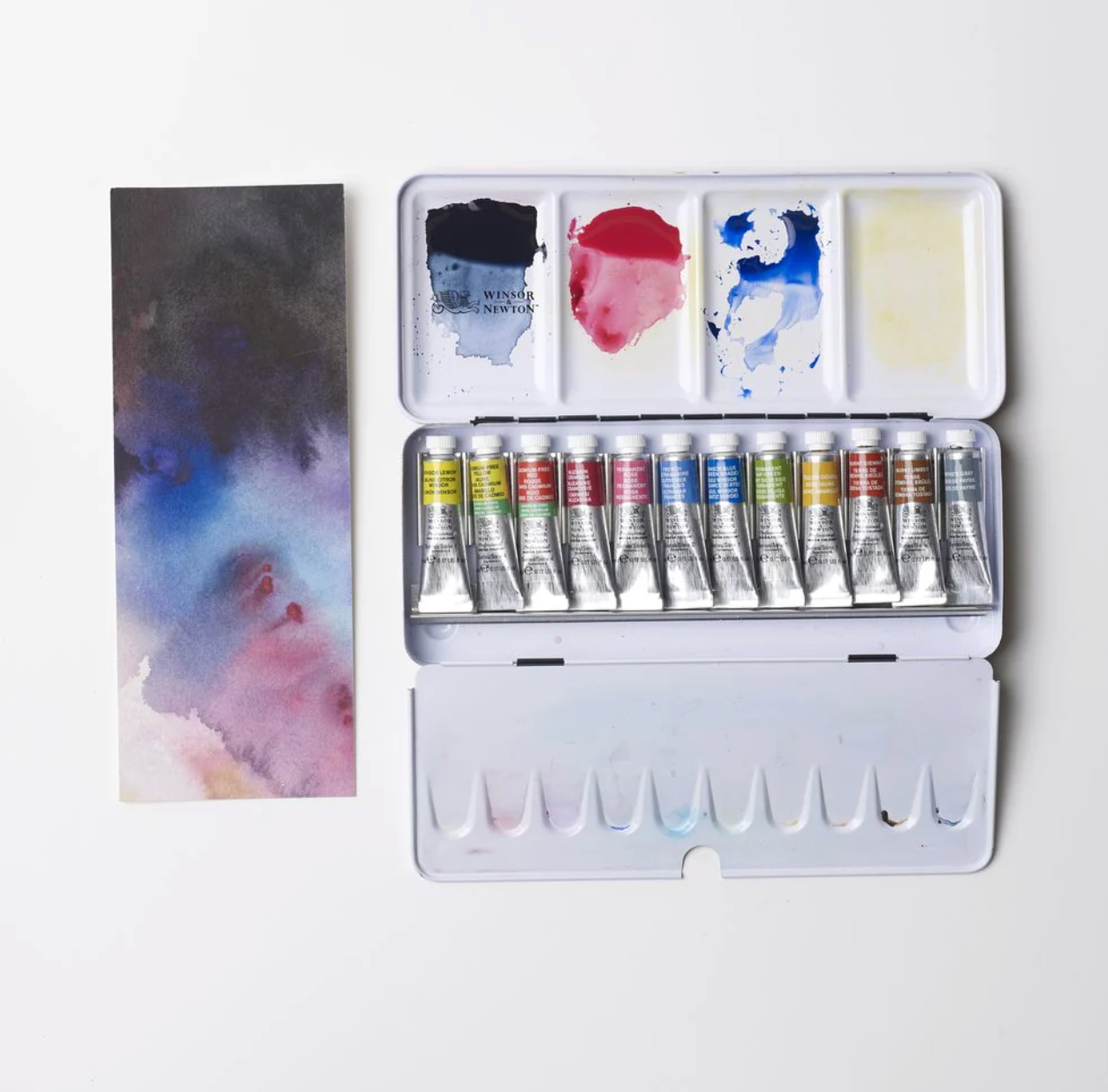 Winsor & Newton Professional Watercolor Travel Tin 12 Tube Set