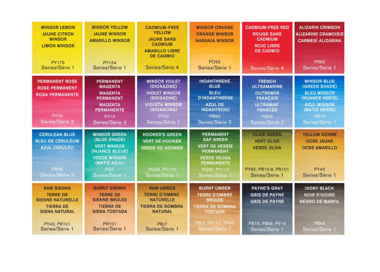 Winsor & Newton Professional Watercolor Travel Tin- 24 Half Pans