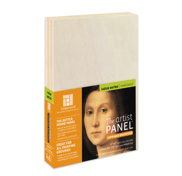 Ampersand Unprimed Basswood Panels