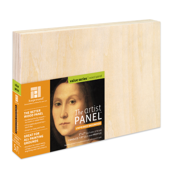 Ampersand Unprimed Basswood Panels