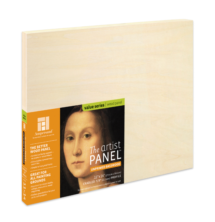 Ampersand Unprimed Basswood Panels
