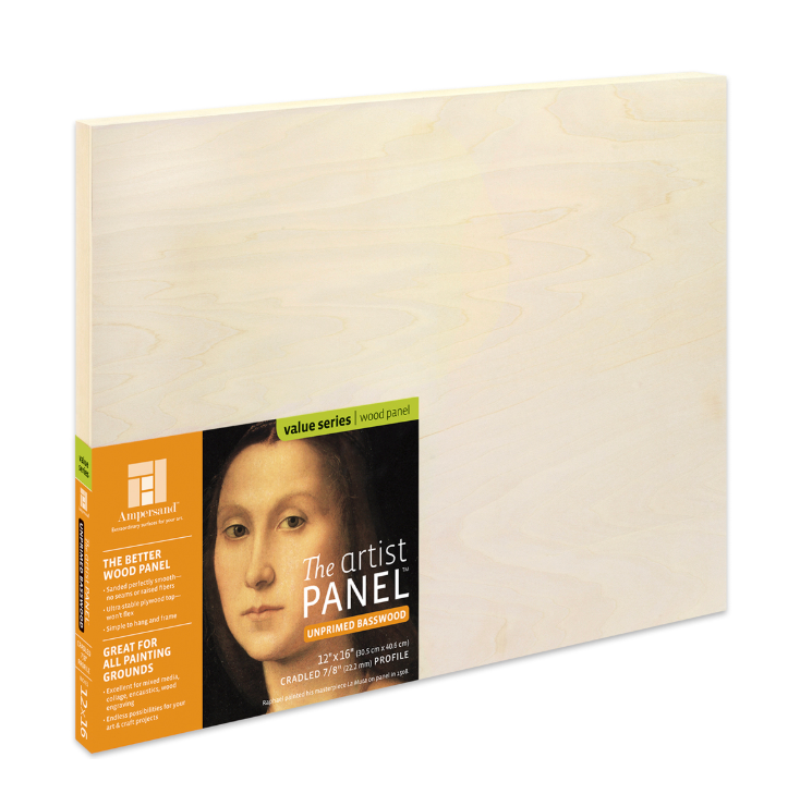 Ampersand Unprimed Basswood Panels