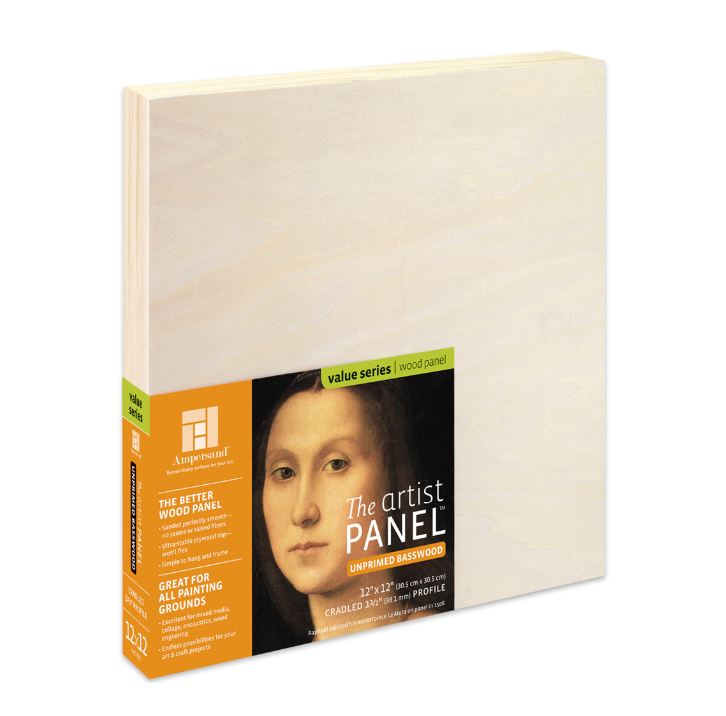 Ampersand Unprimed Basswood Panels