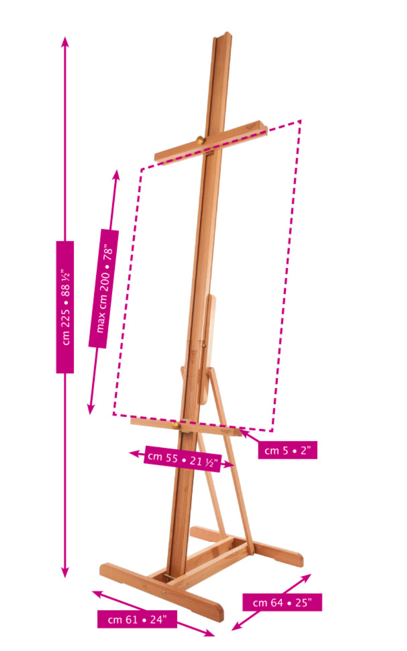 Mabef  M/25 Easel Lyre Convertible