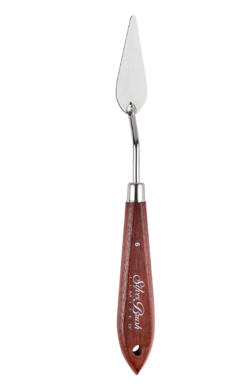 Silver Brush Palette Knife #6