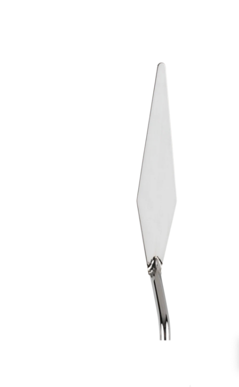 Silver Brush Palette Knife #50