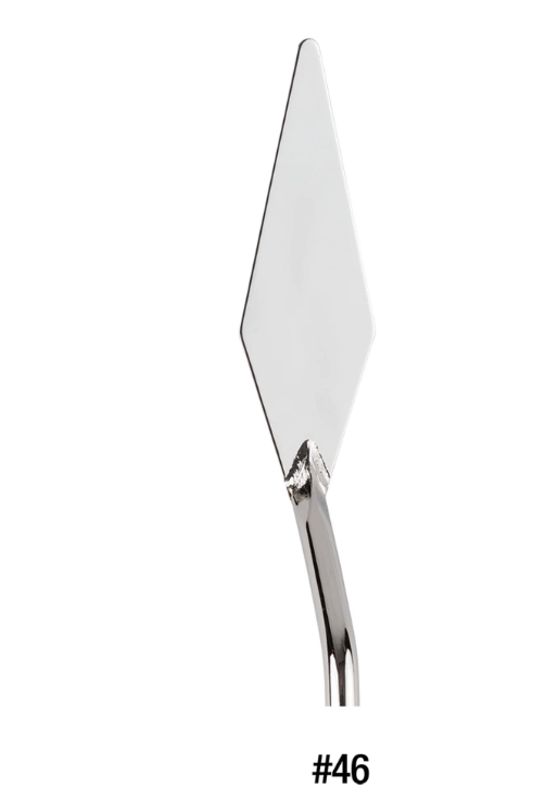 Silver Brush Palette Knife #46