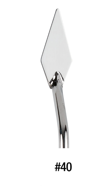 Silver Brush Palette Knife #40