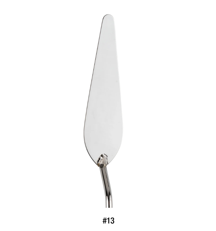 Silver Brush Palette Knife #13