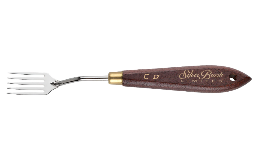 Silver Brush Palette Knife #C17