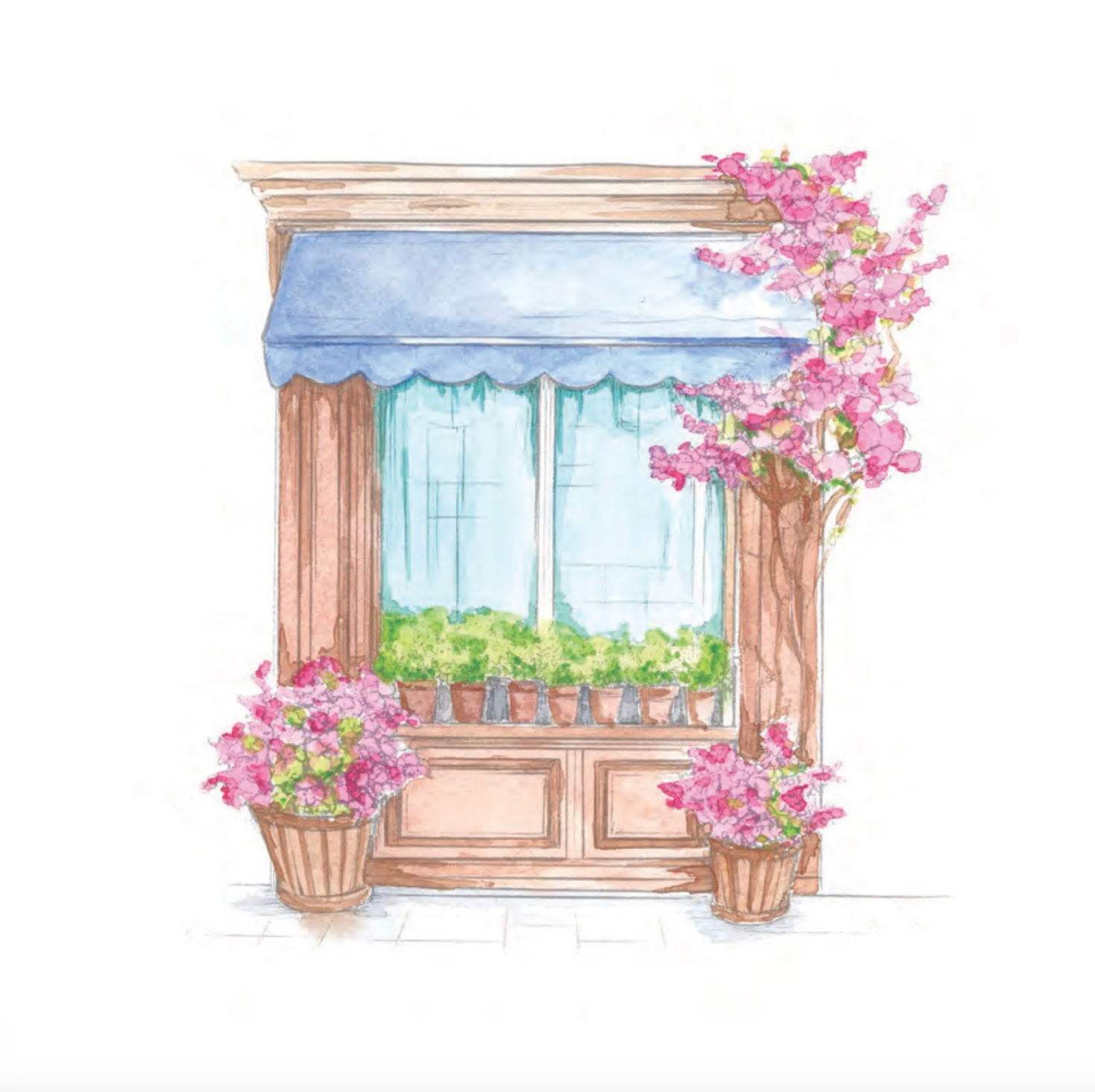 Cozy Cafe Watercolor Workbook by Willow Wolfe