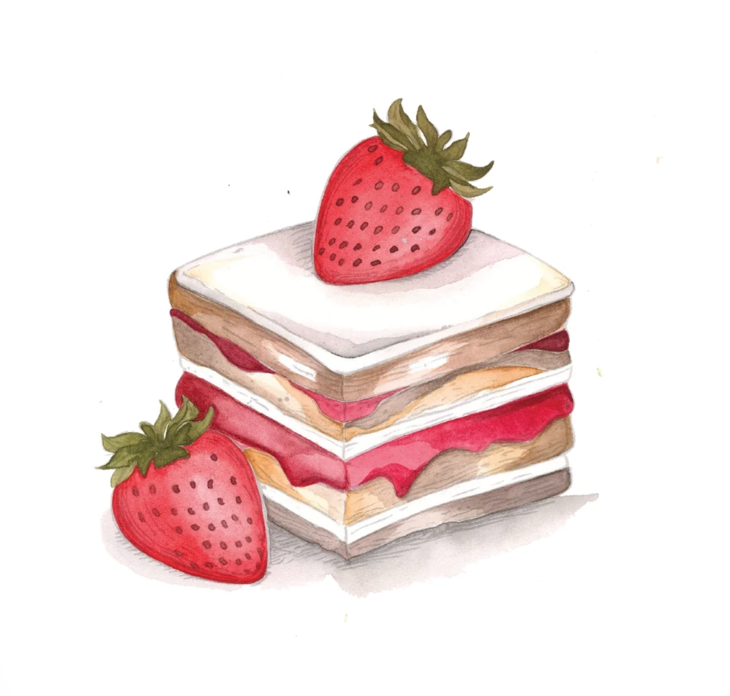 Sweet Treats Watercolor Workbook by Willow Wolfe