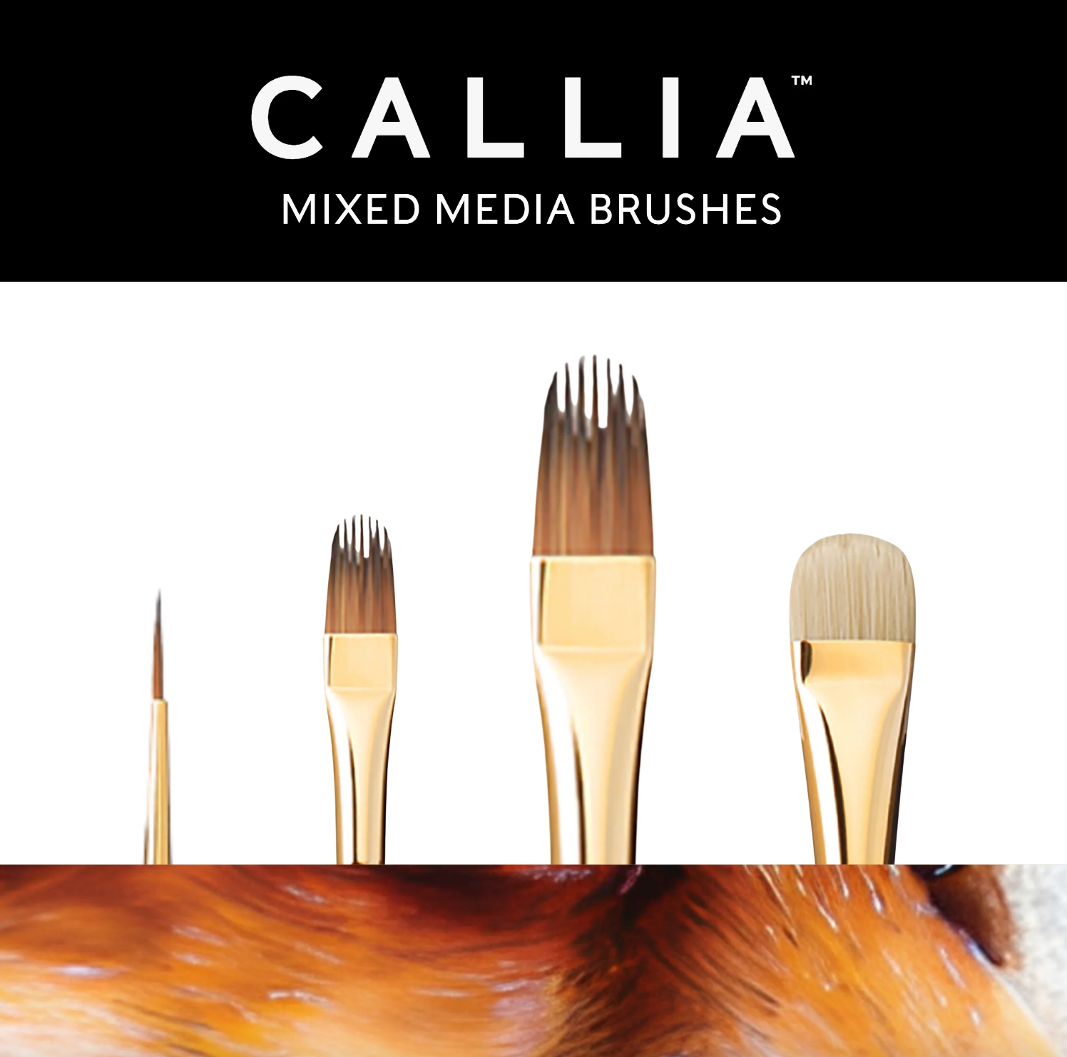Callia Brush Set Mixed Media Fur