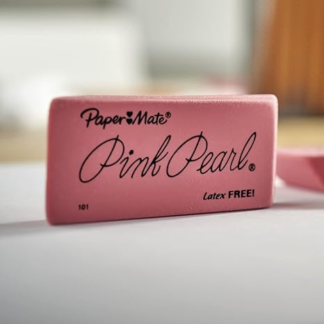 Paper Mate Pink Pearl Eraser, Large