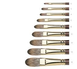 Winsor & Newton Monarch Synthetic Brushes - Filbert