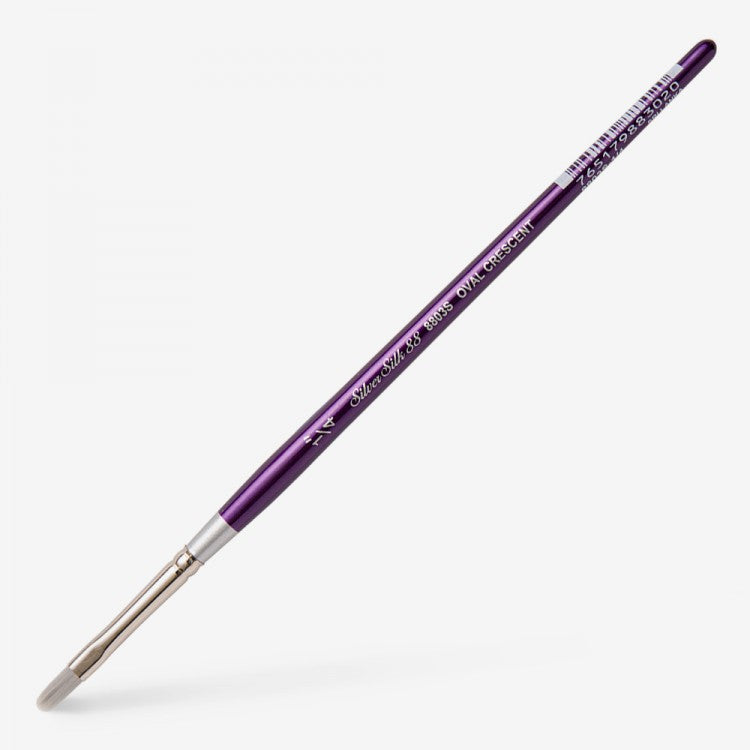Silver Brush - Silver Silk 88 Short Handle - Oval 8803S