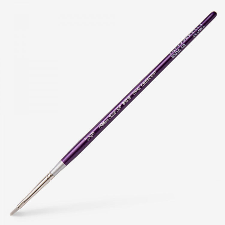 Silver Brush - Silver Silk 88 Short Handle - Oval 8803S