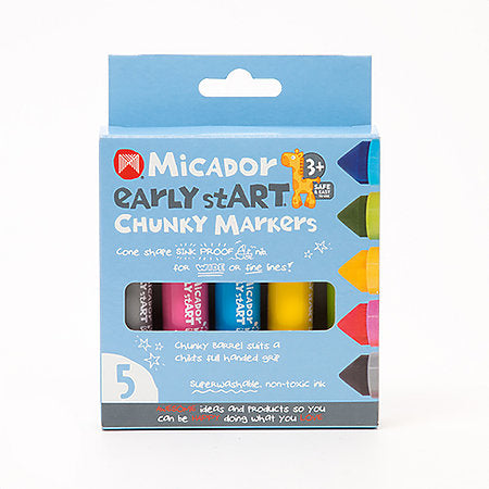 Chunky Markers 5-Color Set