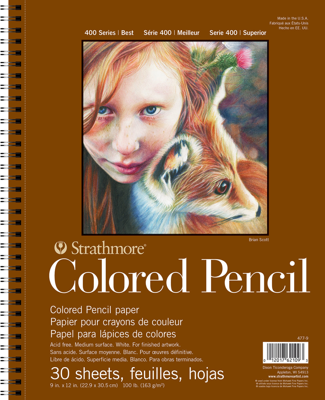 Strathmore Colored Pencil Pad, 400 Series, 30 Sheets