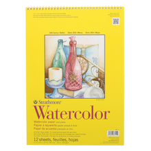 Load image into Gallery viewer, Strathmore Watercolor Paper Pad, 300 Series, Spiral Bound, 12 Sheets
