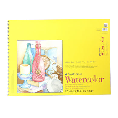 Strathmore Vision Watercolor Paper Pads, 9 x 12 - 30/Sht. Glue