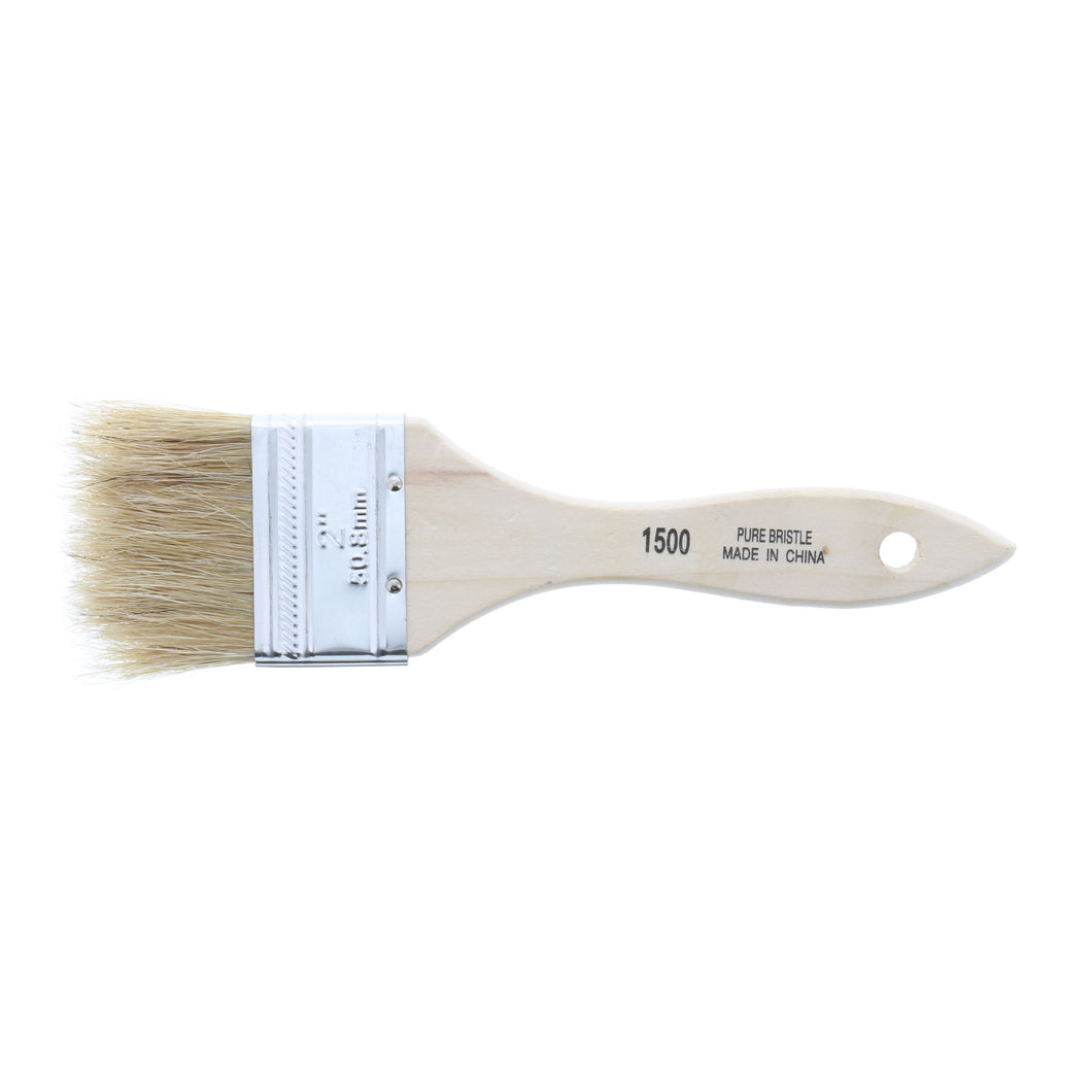 Linzer Brush Varnish & Chip Brush, White Bristle, 2