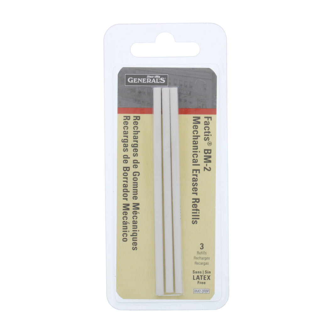 General Pencil Factis Pen Style Eraser Refills
