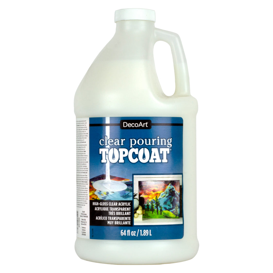 DecoArt Clear Pouring Topcoat, 64 oz.