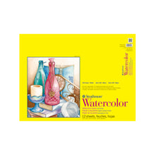 Load image into Gallery viewer, Strathmore Watercolor Paper Pad, 300 Series, Tape Bound, 12 Sheets
