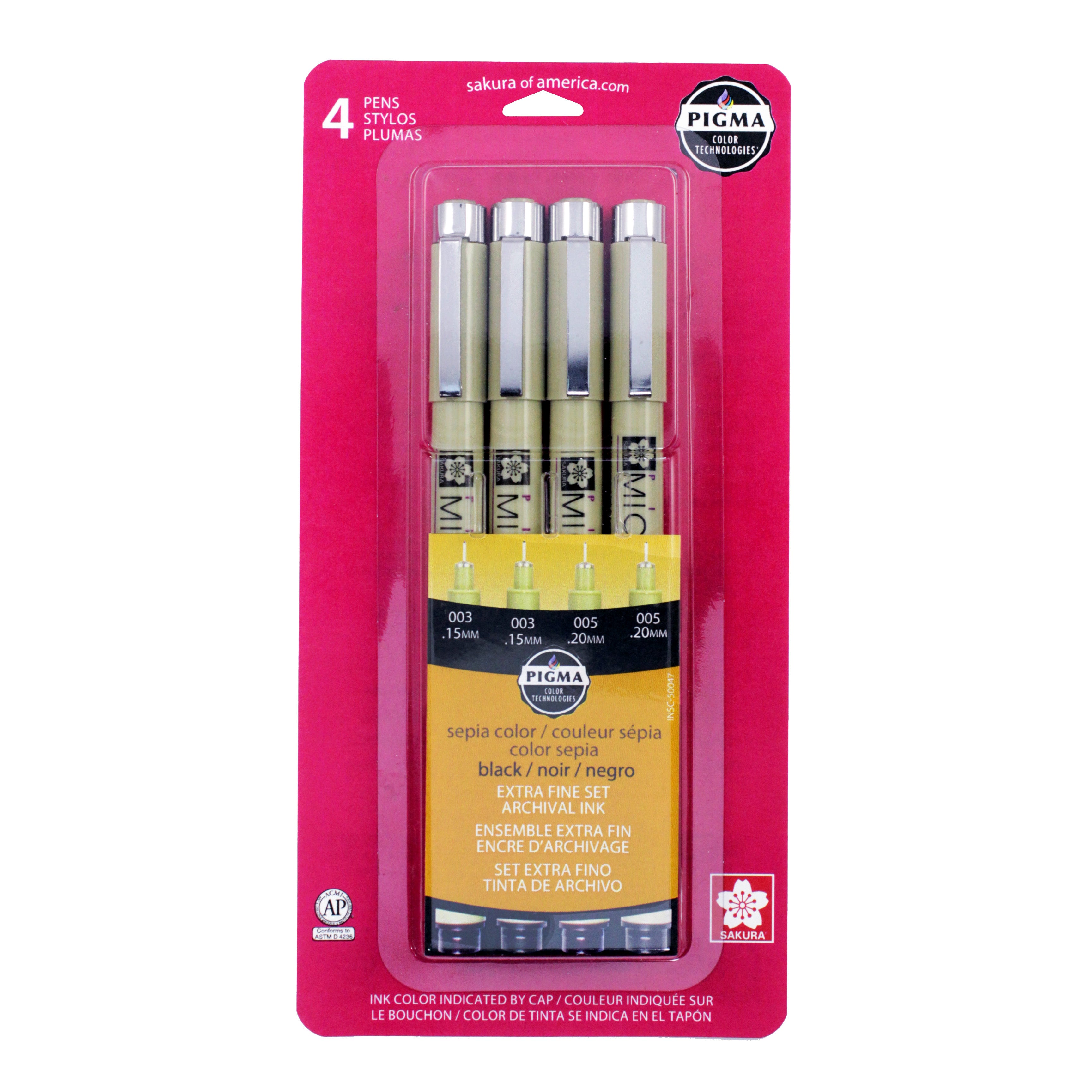 Pigma Micron Pen Sets - Colors